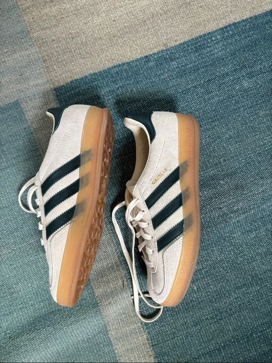 adidas sambas off white & dark green size 6 - Picture 4 of 6